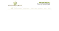 Desktop Screenshot of goodalesprayfoam.com